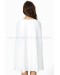 Nasty Gal Angel Cape Dress White